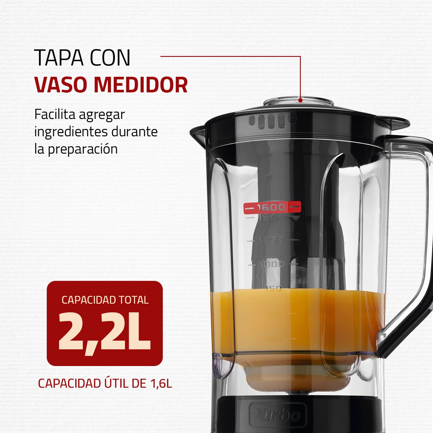 Liquidificador Mondial L-99 Turbo 3 Velocidades 500W Liquidificador Mondial L-99 Turbo 3 Velocidades 500W
